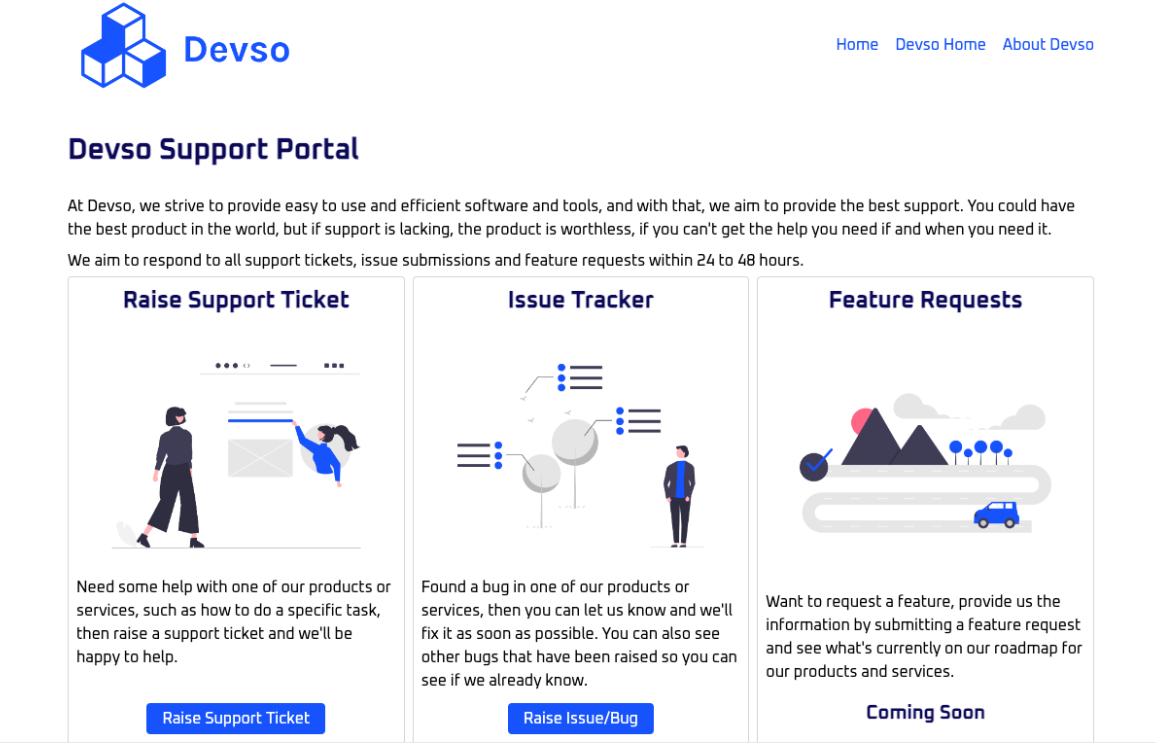 Devso Support Portal